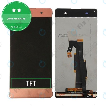 Sony Xperia XA F3111 - LCD Kijelző + Érintőüveg (Pink) TFT