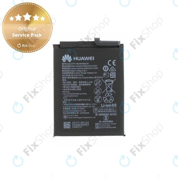 Huawei Mate 10 Pro BLA-L29, P20 Pro, Mate 10, View 20, Mate 20, Honor 20 Pro - Akkumulátor HB436486ECW 4000mAh - 24022342, 24022827 Genuine Service Pack