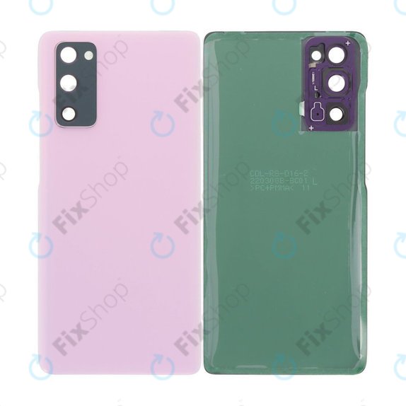Samsung Galaxy S20 FE G780F - Akkumulátor Fedőlap Komplett (Cloud Lavender)