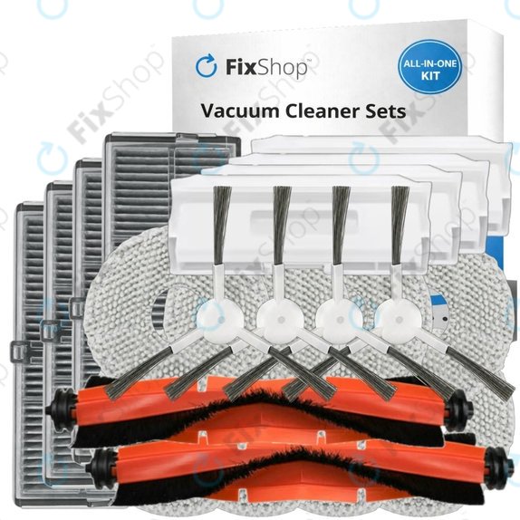 Pótalkatrész készletXiaomi Robot Vacuum H40 - Complete set XL (2x Főkefe, 4x Szűrő, 4x Oldalkefe, 8x Felmosórongy, 4x Porzsák)