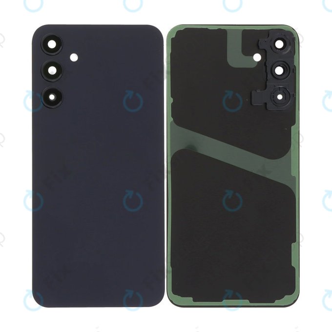 Samsung Galaxy A15, A15 5G A156B - Akkumulátor Fedőlap Komplett (Brave Black)