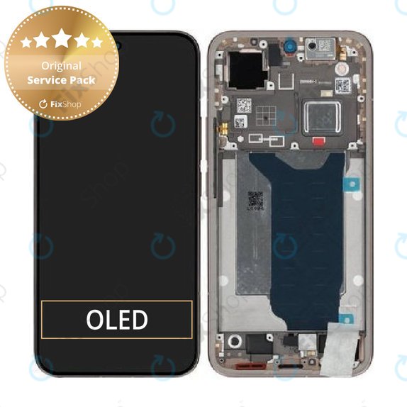 Kijelző Xiaomi 15T Pro 5G, Mocha Gold, Érintőüveg kerettel, 5600060O12U00, Genuine Service Pack