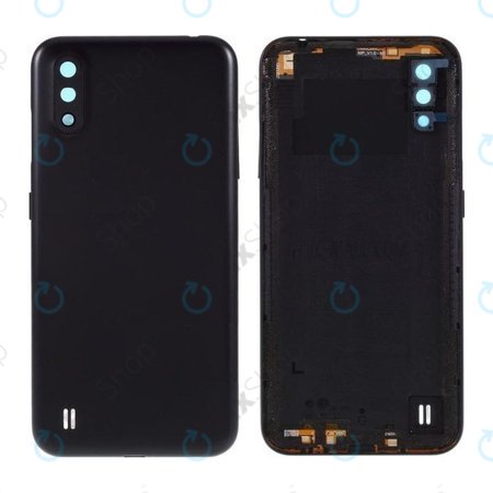 Samsung Galaxy A01 A015F - Akkumulátor Fedőlap (Black)