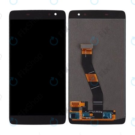 Blackberry DTEK60 - LCD Kijelző + Érintőüveg (Fekete)