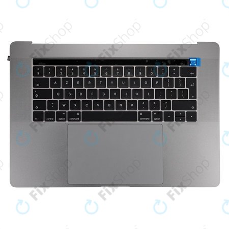 Apple MacBook Pro 15" A1707 (Late 2016 - Mid 2017) - Felső Billentyűzet Keret + Billentyűzet UK + Mikrofon + Trackpad + Hangszórók (Space Gray)