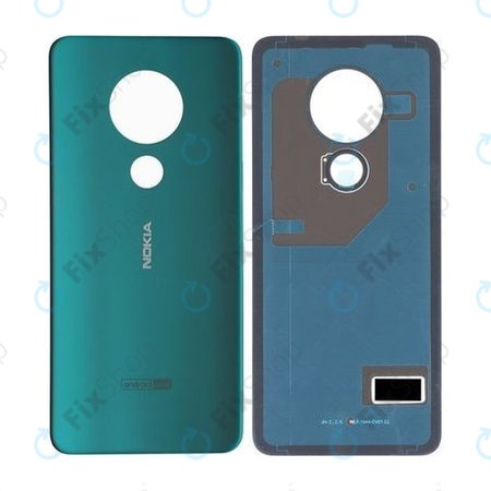 Nokia 7.2 - Akkumulátor Fedőlap (Cyan Green) - 7601AA000217 Genuine Service Pack