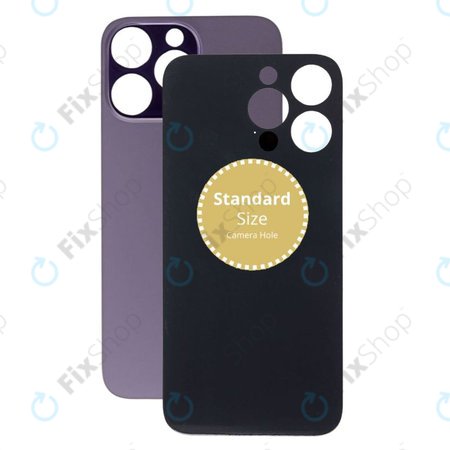 Apple iPhone 14 Pro Max - Hátsó Ház Üveg (Deep Purple)