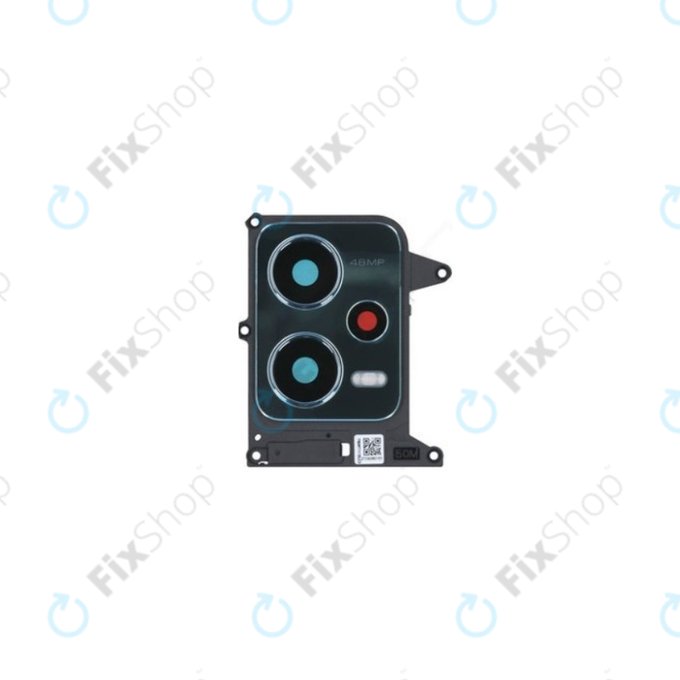 Xiaomi Redmi Note 12 5G - Hátlapi Kameralencse Üveg + Keret (Ice Blue)