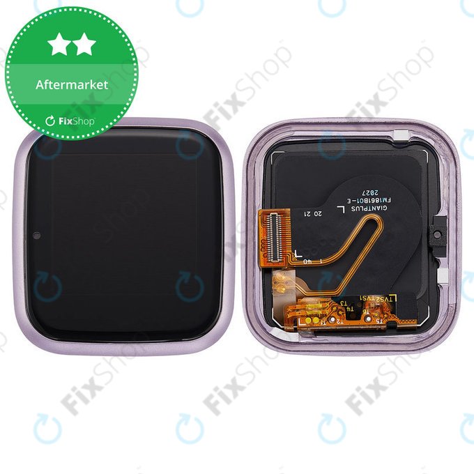 LCD kijelző + érintőüveg + keret (Orchid) Garmin Venu SQ részére