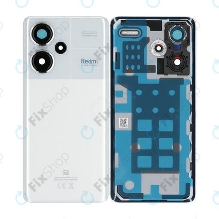 Xiaomi Redmi Note 13 Pro+ 23090RA98C - Akkumulátor Fedőlap (Moonlight White) - 560033N16U00 Genuine Service Pack
