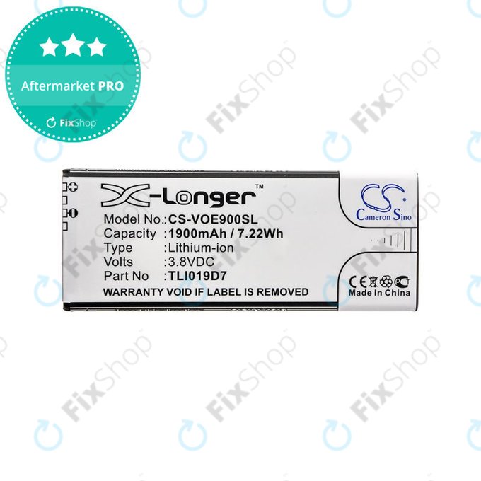 Akkumulátor Alcatel 1 Dual Sim, TCL 5033, Vodafone VFD, Telstra, 1900mAh, Li-Ion, 3.8V, TLI019D7, HQ