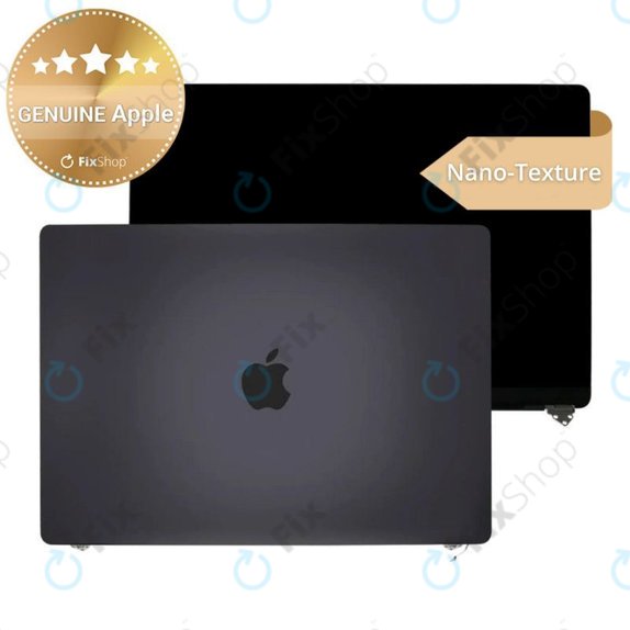 LCD kijelző MacBook Pro 16" A3403 (2024), első üveggel és fedéllel, Nano-Texture, Space Black, 661-42326, Genuine Apple