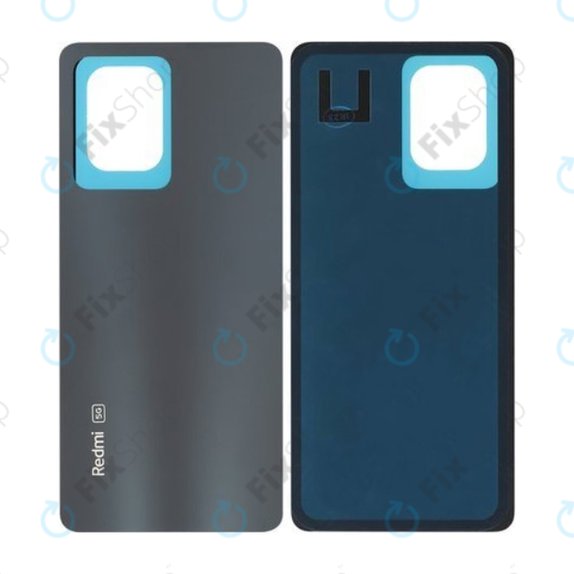 Xiaomi Redmi Note 12 Pro 5G - Akkumulátor Fedőlap (Midnight Black) - 5600290M1600 Genuine Service Pack