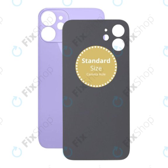 Apple iPhone 12 Mini - Hátsó Ház Üveg (Purple)