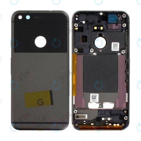 Google Pixel G-2PW4200 - Akkumulátor fedőlap (Fekete) - 83H40050-01