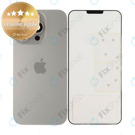Hátsó Ház Üveg | iPhone 16 Pro | Natural Titanium | 661-42725 | Genuine Apple