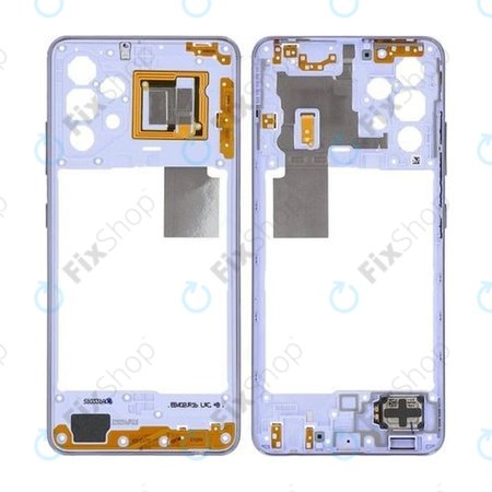 Samsung Galaxy A32 4G A325F - Középső Keret (Awesome Violet) - GH97-26181D Genuine Service Pack