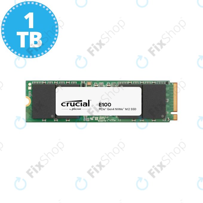 Crucial E100 - SSD M.2 2280 PCIe 1TB - 8QCT1000E100SSD8