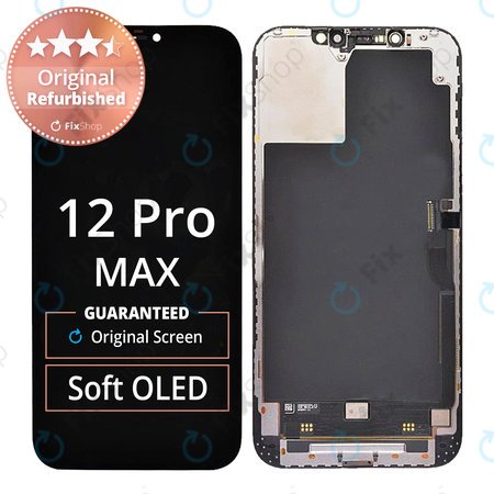 Apple iPhone 12 Pro Max - LCD Kijelző + Érintőüveg + Keret Original Refurbished