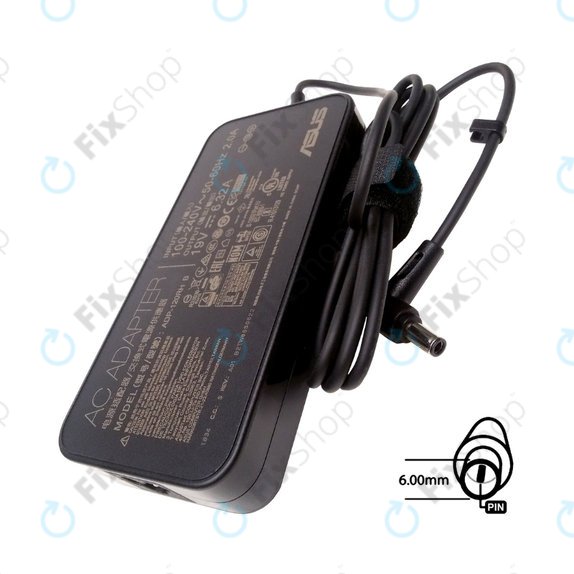 Töltő adapter, Asus, B0A001-00064700, 120W, 19V, Genuine Service Pack