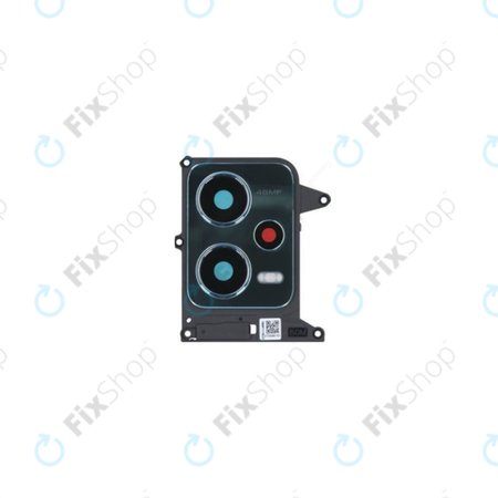 Xiaomi Redmi Note 12 5G - Hátlapi Kameralencse Üveg + Keret (Ice Blue)