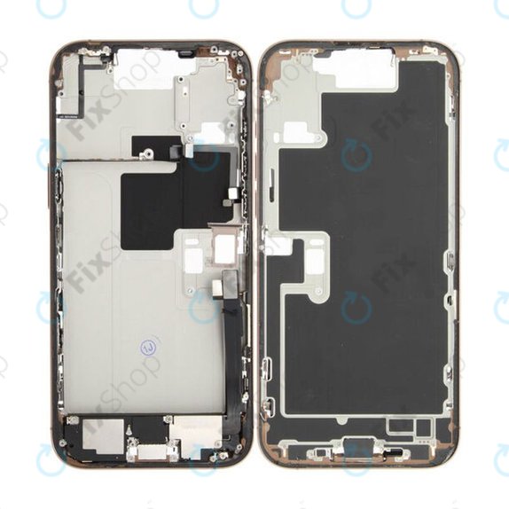 Apple iPhone 16 Pro Max - Középső keret + Bekapcsoló + hangerő gomb (Desert Titanium)