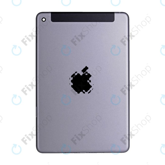 Apple iPad Mini 4 - Akkumulátor Fedőlap 4G Változat (Space Gray)