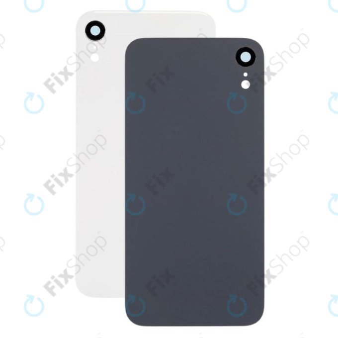 Apple iPhone XR - Hátsó Ház Üveg + Hátlapi Kameralencse Üveg (White)