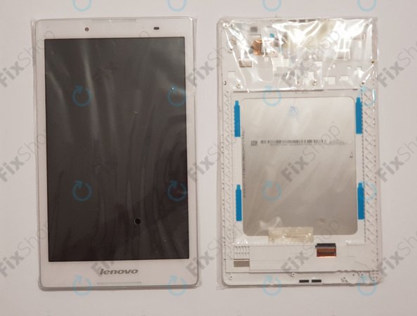 Lenovo TAB 2 A8-50 - LCD Kijelző + Érintőüveg + Keret (Fehér) - 5D68C02330