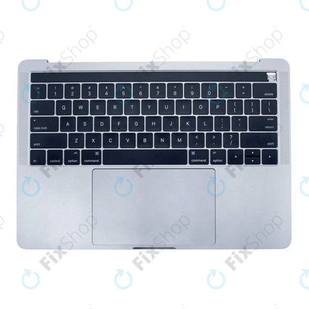 Apple MacBook Pro 13" A1706 (Late 2016 - Mid 2017) - Felső Billentyűzet Keret + Billentyűzet US + Mikrofon + Trackpad + Hangszórók