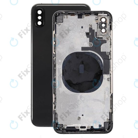 Apple iPhone XS Max - Hátsó Ház (Space Gray)