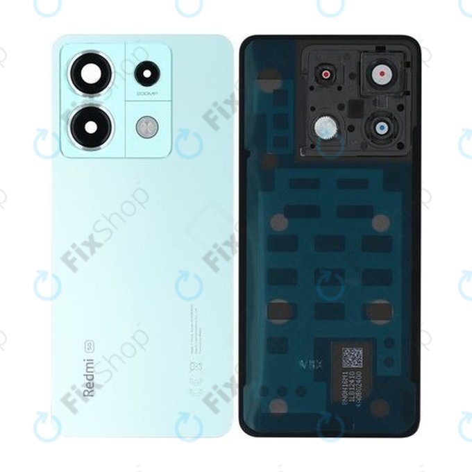 Xiaomi Redmi Note 13 Pro 5G 2312DRA50C - Akkumulátor Fedőlap (Ocean Teal) - 5600100N1600 Genuine Service Pack