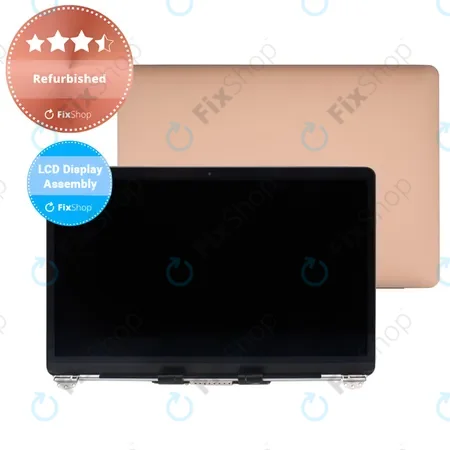 Apple MacBook Air 13" A2337 (2020) - LCD Kijelző + Előlapi Üveg + Fedőlap (Rose Gold) Refurbished