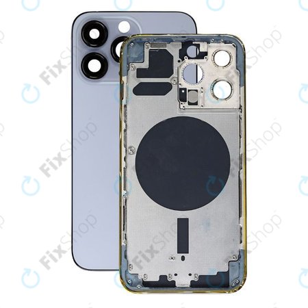 Apple iPhone 13 Pro - Hátsó Ház (Blue)