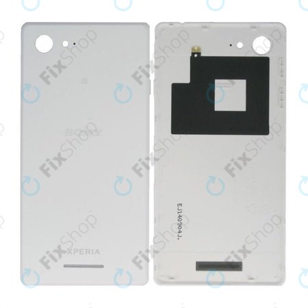 Sony Xperia E3 D2203 - Akkumulátor Fedőlap (White) - A/405-59080-0001 Genuine Service Pack