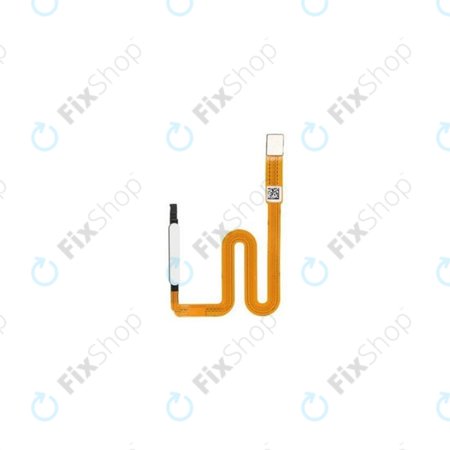 Samsung Galaxy A03s A037G - Ujjlenyomat Érzékelő + Flex Kábel (White) - GH81-21251A Genuine Service Pack