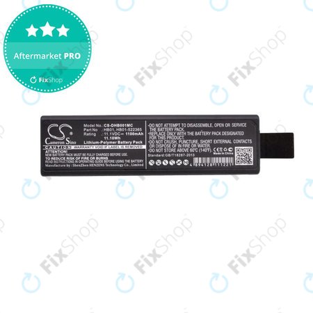 Akkumulátor DJI Osmo, Zenmuse X3, X5, 1100mAh, Li-Pol, 11.1V, HB01, HQ