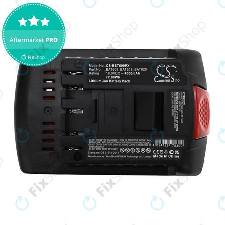 Akkumulátor Bosch 17618, Gsb 18, 4000mAh, Li-Ion, 18V, BAT620, HQ
