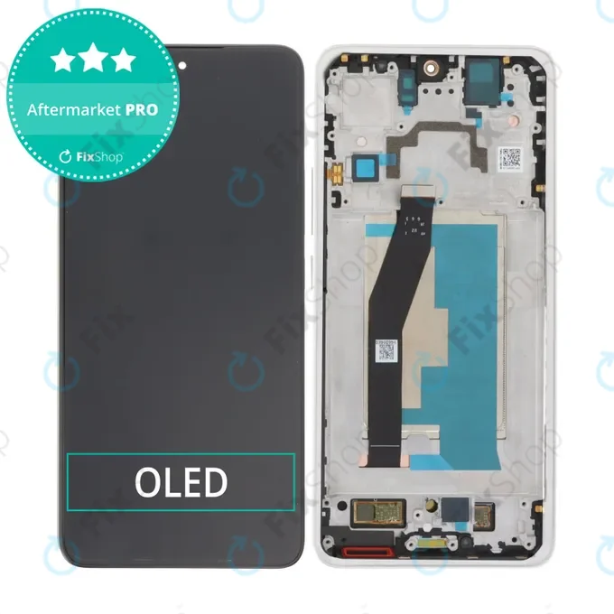 Xiaomi 14T 2406APNFAG - LCD Kijelző + Érintőüveg + Keret (Titan Gray) OLED