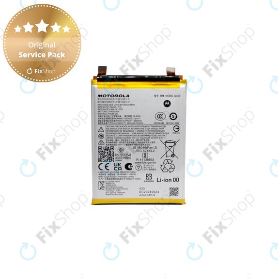 Motorola Edge 50 Fusion - Akkumulátor QC50 5000mAh - SB18E08901 Genuine Service Pack
