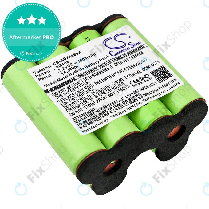 AEG Electrolux Rapido ZB-series - Akkumulátor AG406 Ni-MH 7.2V 2000mAh HQ