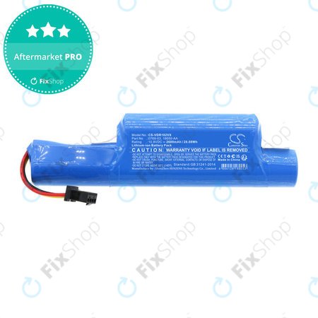 Akkumulátor Vileda Vr102, 201, 303, One, 2600mAh, Li-ion, 10.8V, 0769-03, HQ