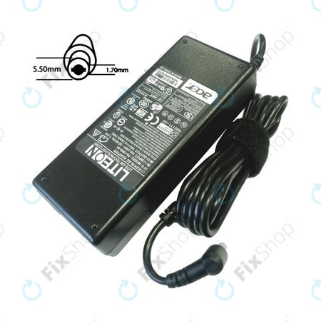 Töltő adapter, Acer, 77011045, 90W, 19V, Genuine Service Pack