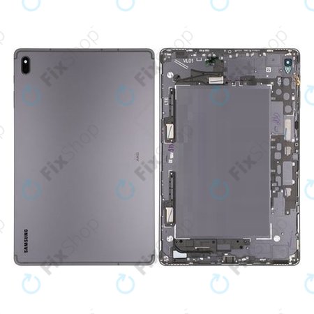 Samsung Galaxy Tab S7 FE 5G T736B - Akkumulátor Fedőlap (Mystic Black) - GH82-25745A Genuine Service Pack