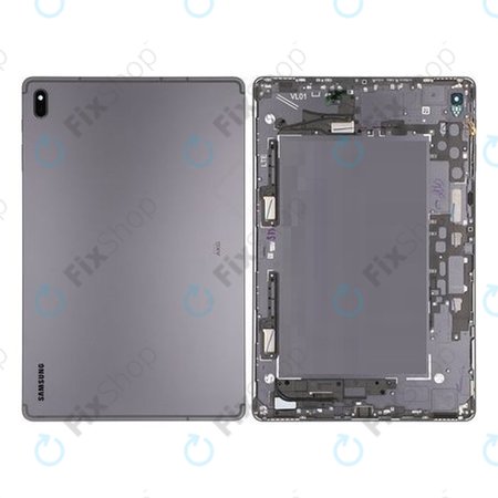 Samsung Galaxy Tab S7 FE 5G T736B - Akkumulátor Fedőlap (Mystic Black) - GH82-25745A Genuine Service Pack
