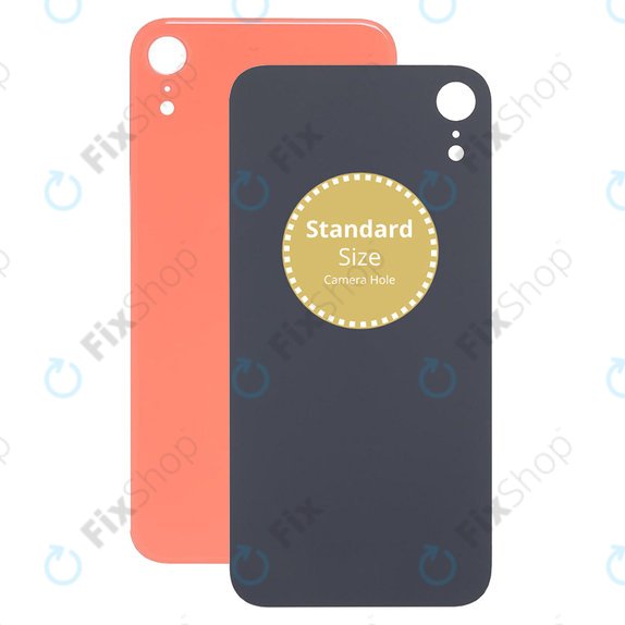 Apple iPhone XR - Hátsó Ház Üveg (Coral)