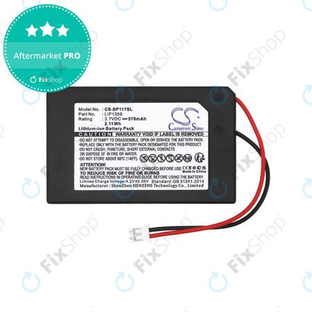 Akkumulátor Sony Dualshock 3, 570mAh, Li-Ion, 3.7V, LIP1359, HQ