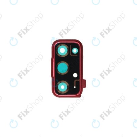 Samsung Galaxy S20 FE G780F - Hatsó Kamera Lencse Keret (Cloud Red) - GH98-46057E Genuine Service Pack