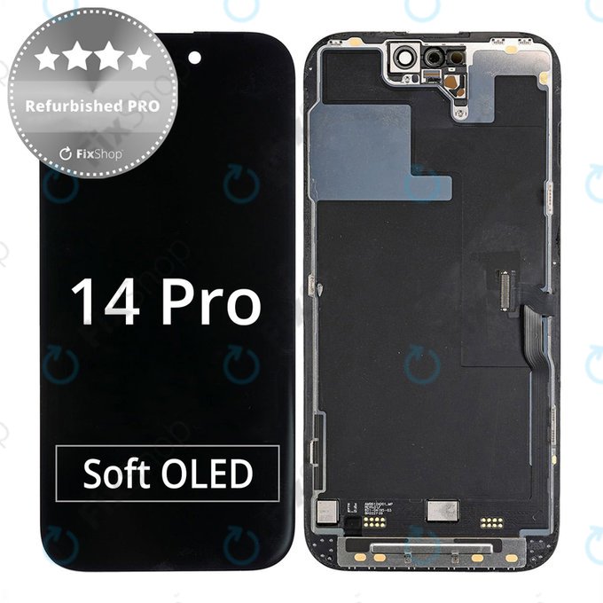 Apple iPhone 14 Pro - LCD Kijelző + Érintőüveg + Keret Refurbished PRO