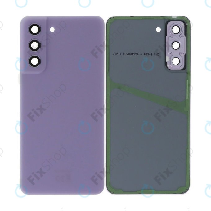 Samsung Galaxy S21 FE G990B - Akkumulátor Fedőlap Komplett (Lavender)